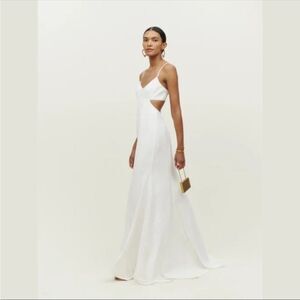 Reformation Astor Maxi-Length Bridal Dress Size 10